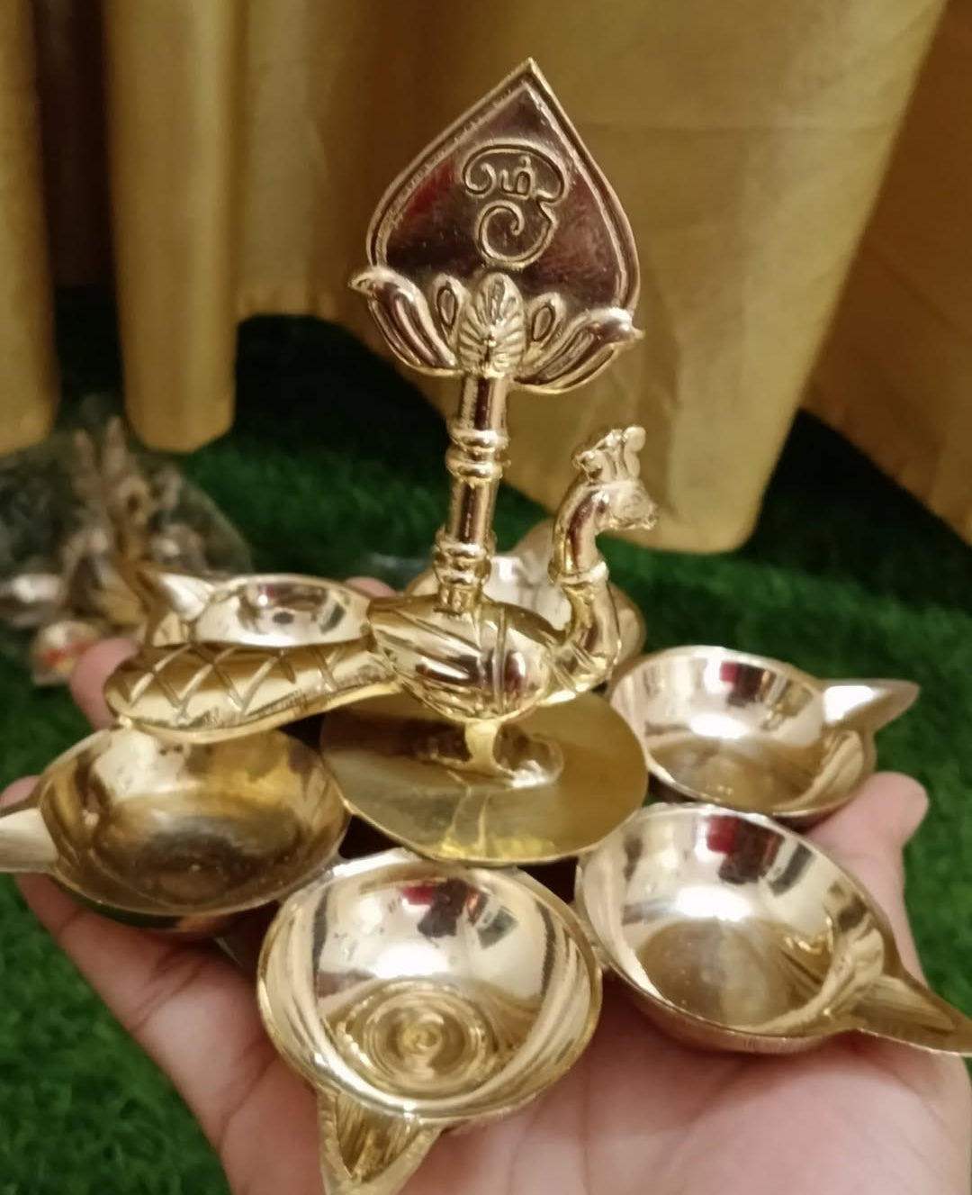 Vel Mayil Ringe AARUMUGA MAYIL VEL VILAKKU – OM SARAVANABHAVA HANDICRAFTS